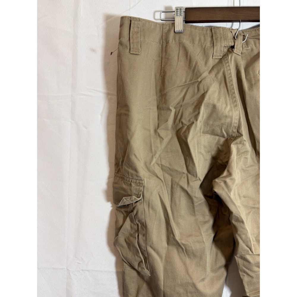 Oakley Cargo Fit Khaki Pants Men 34x30 Y2K Ripstop Tactical Utility Outdoor - Picture 12 of 16